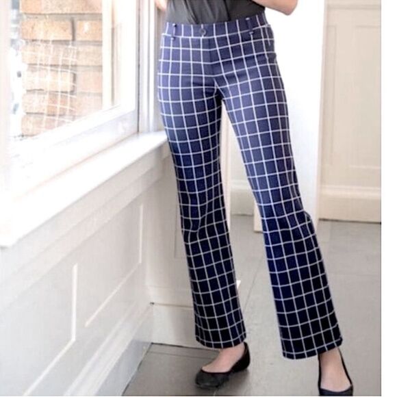 NEW Betabrand Windowpane Dress Yoga Pants Size XXL Petite - Picture 1 of 9